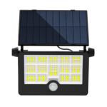 conductive solar LED wall light
