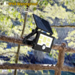conductive solar LED wall light
