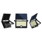 conductive solar LED wall light