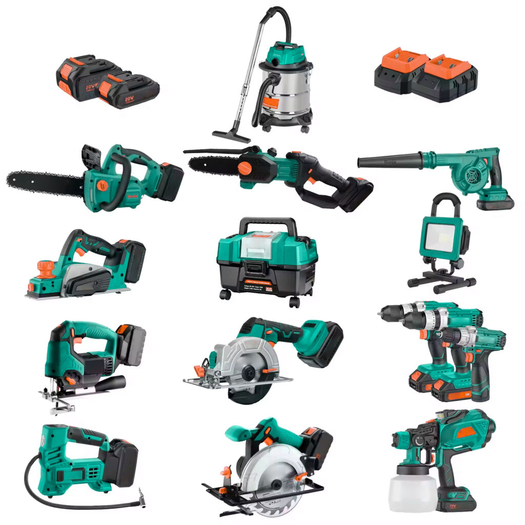 20V Cordless Drill, Grinder & Hammer Combo Kit